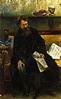 Famous Portrait Paintings - Portrait of the Poet Peter Hille